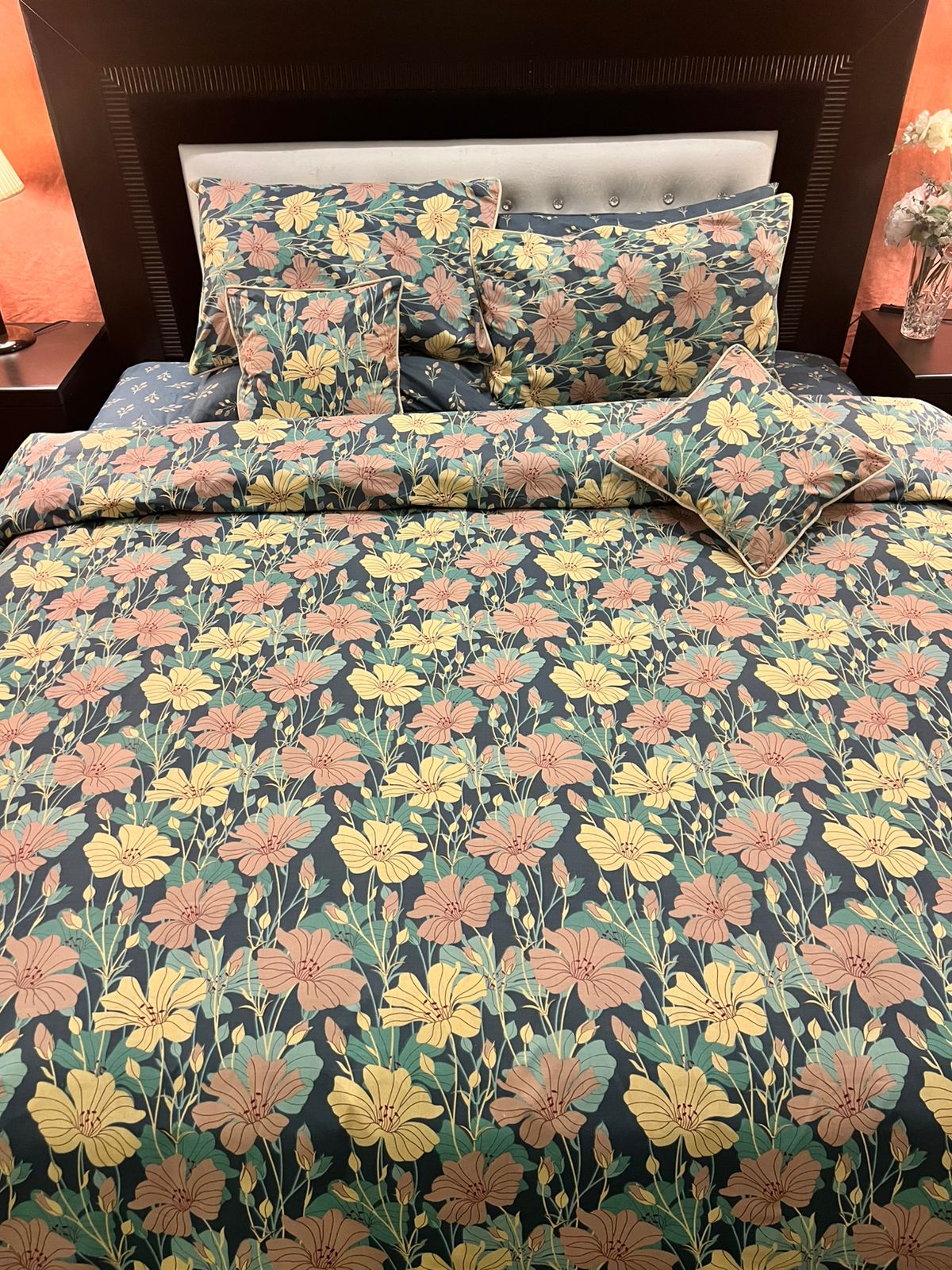 IV708 Cotton Duvet Cover Set - Without Filling