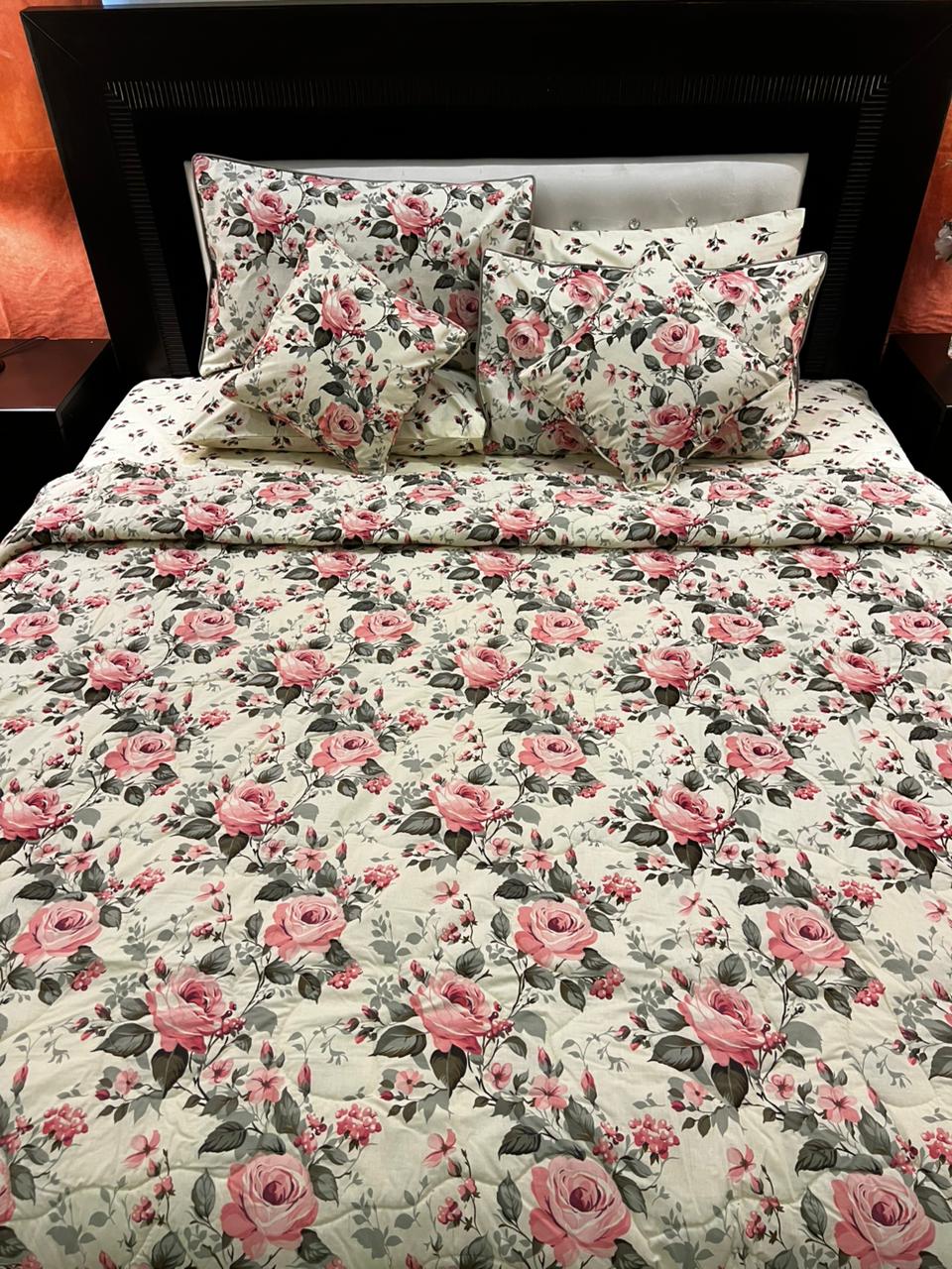 IV675 Cotton Comforter Set - Light Filling