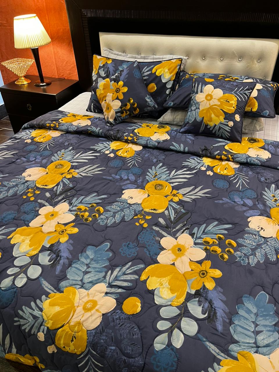 IV674 Cotton Comforter Set - Light Filling