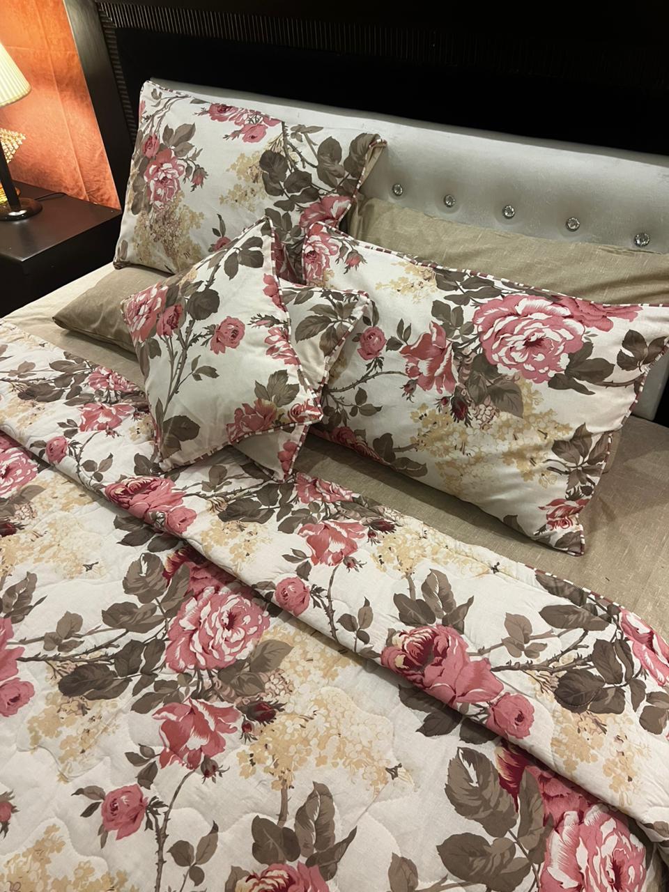 IV658 Cotton Comforter Set - Light Filling
