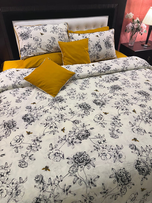 IV695 Percale Cotton Duvet Cover Set - Without Filling