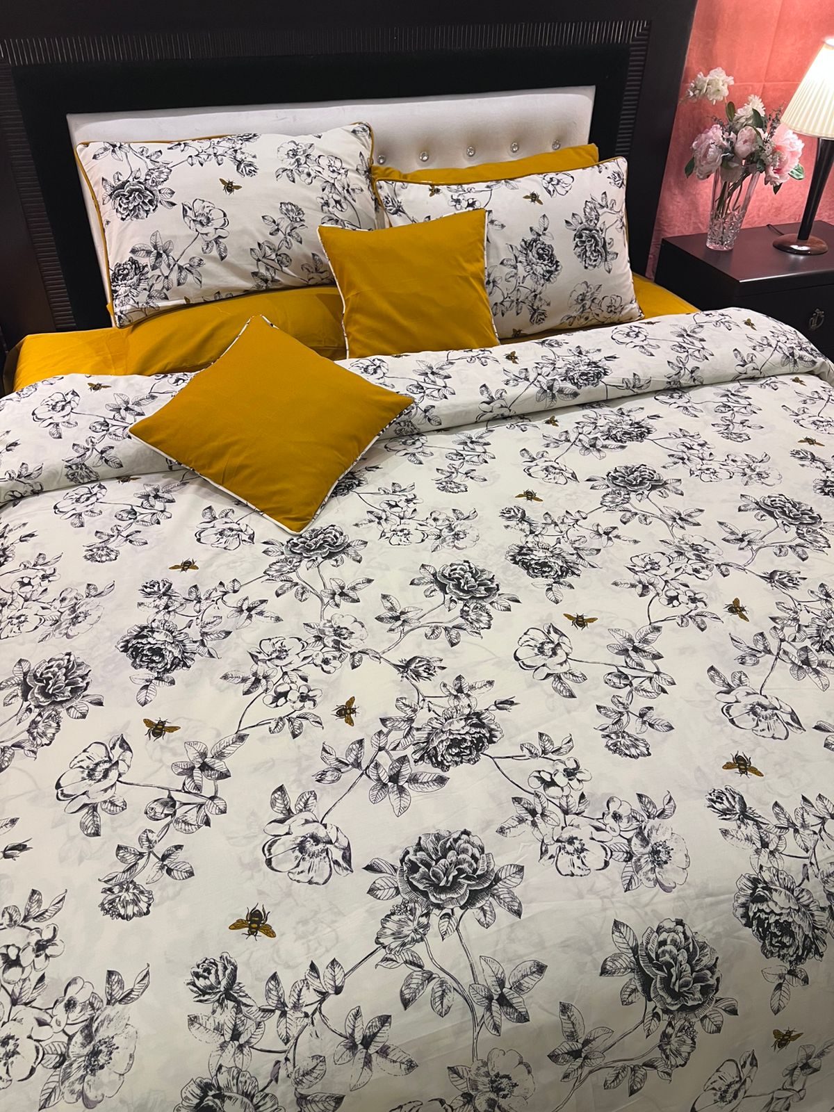IV695 Percale Cotton Comforter Set - Light Filling
