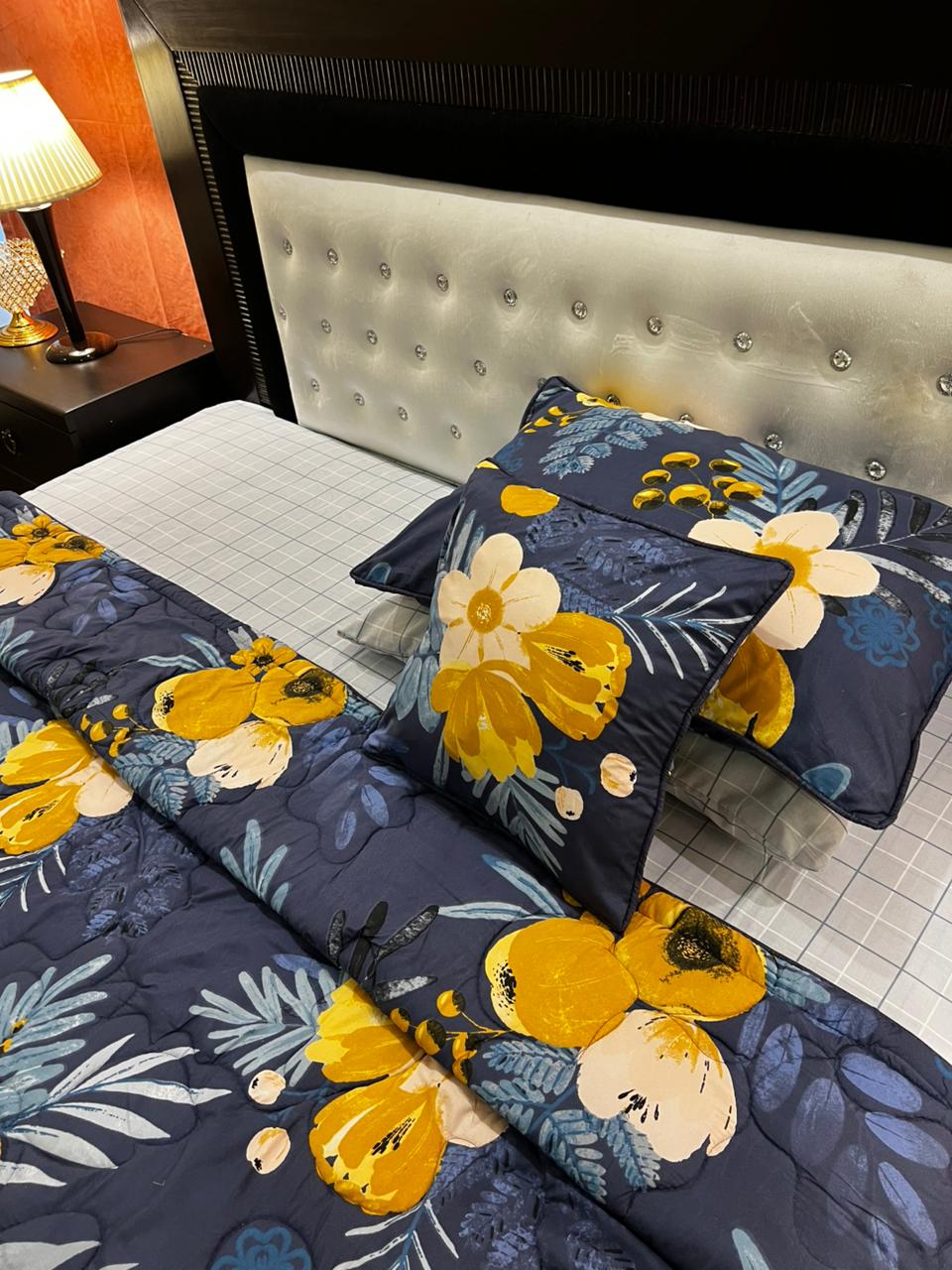 IV674 Cotton Comforter Set - Light Filling