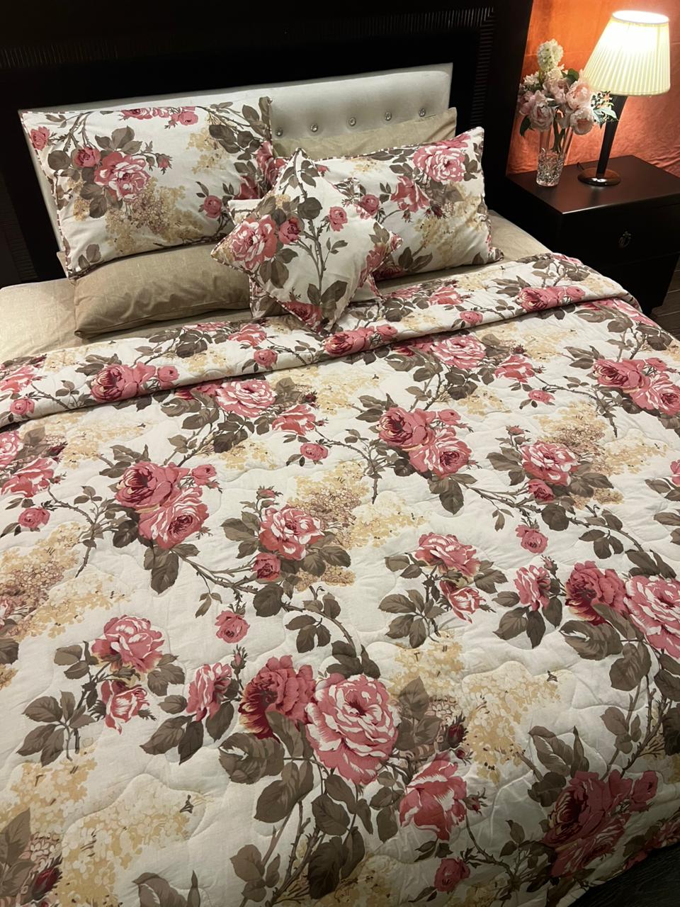 IV658 Cotton Comforter Set - Light Filling