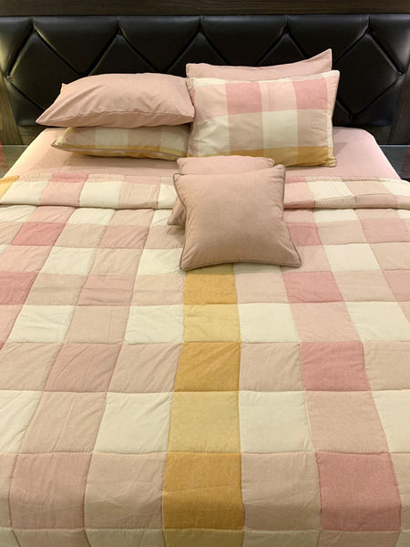 IV182 Cotton Comforter Set - Light Filling