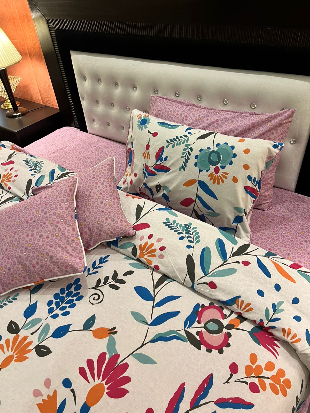 IV694 Cotton Comforter Set - Light Filling