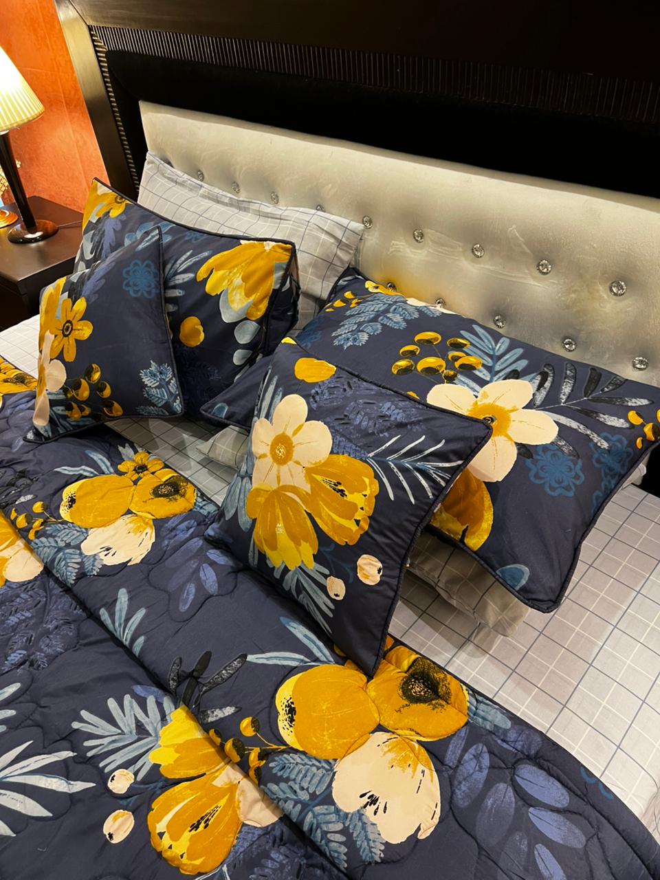 IV674 Cotton Comforter Set - Light Filling