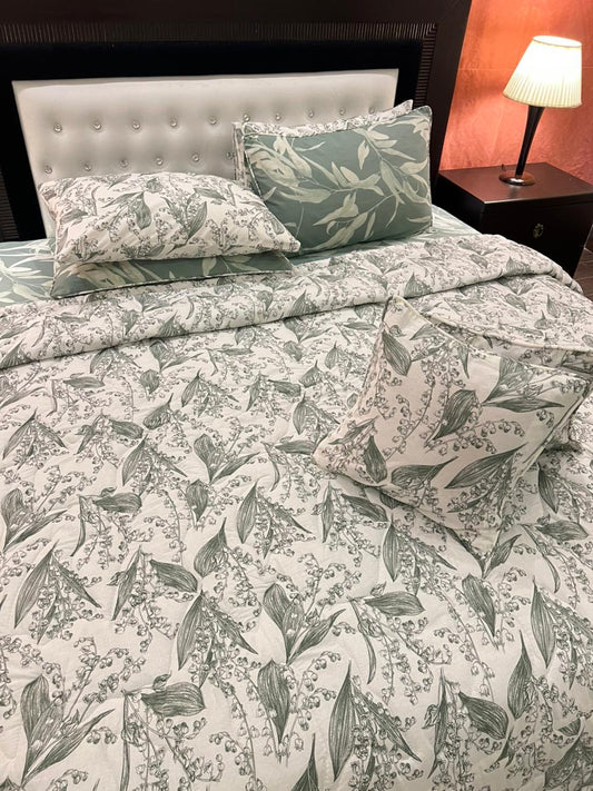 IV570 Cotton Comforter Set - Light Filling