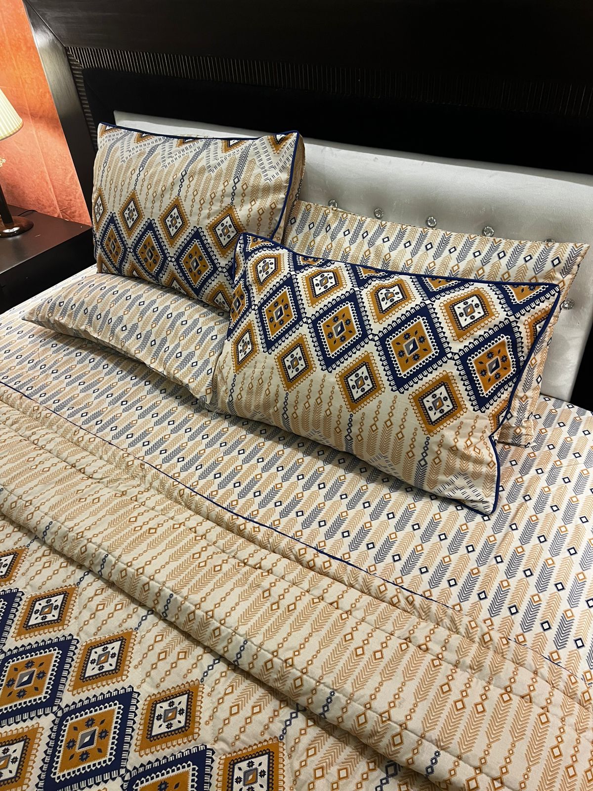 IV646 Cotton Comforter Set - Light Filling
