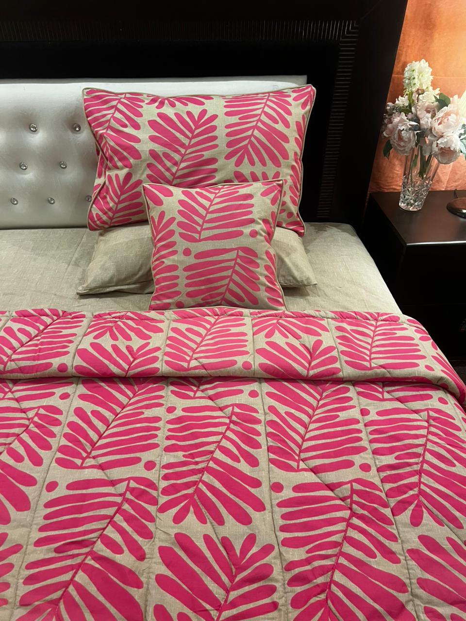 IV657 Cotton Comforter Set - Light Filling