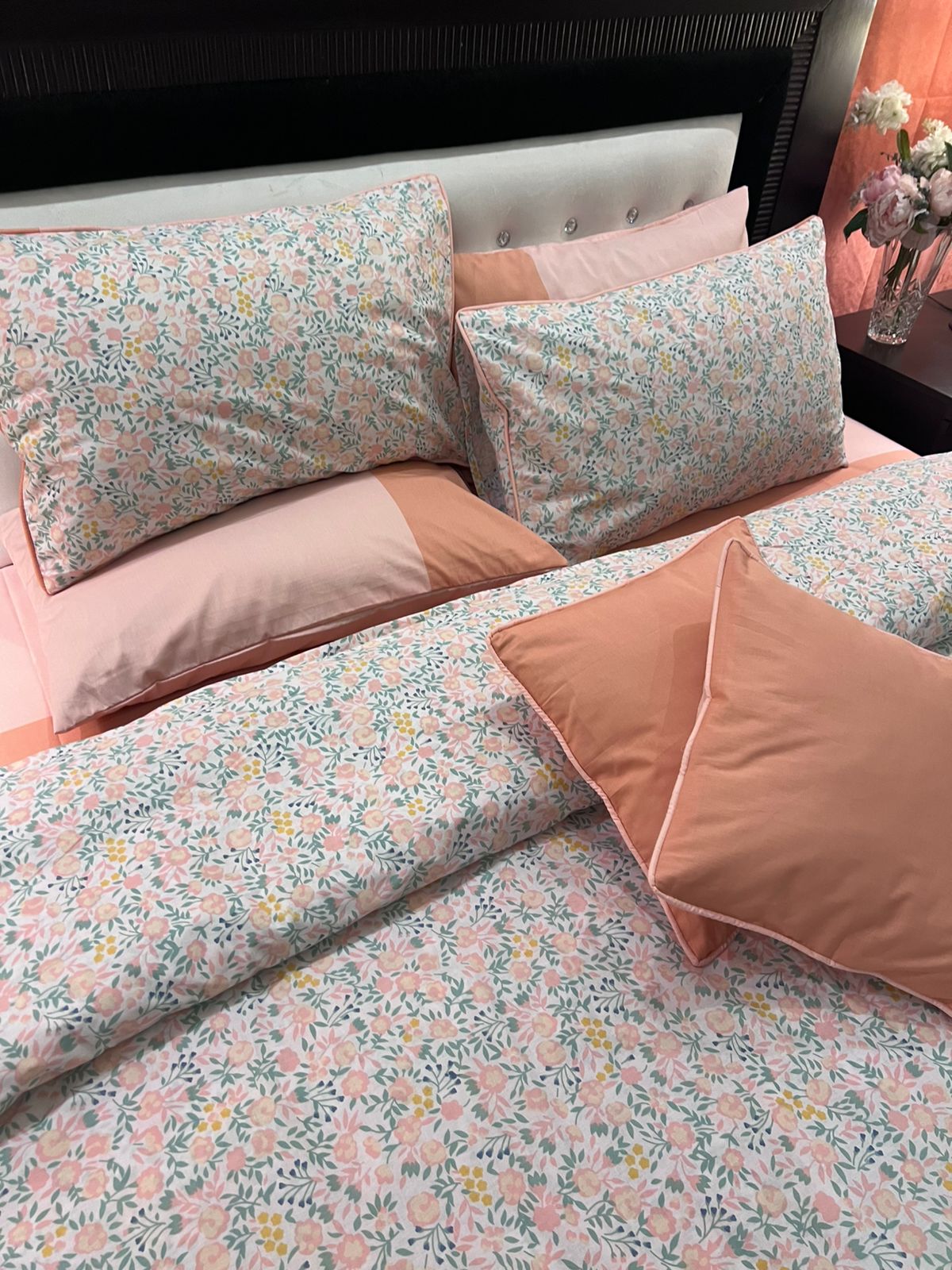 IV698 Cotton Comforter Set - Light Filling