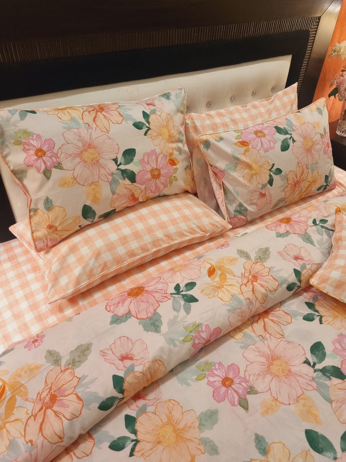 IV692 Percale Cotton Duvet Cover Set - Without Filling