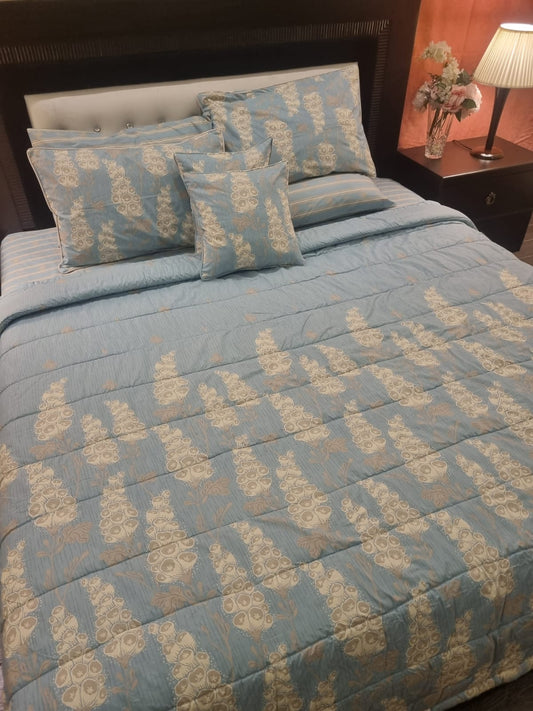 IV677 Cotton Comforter Set - Light Filling
