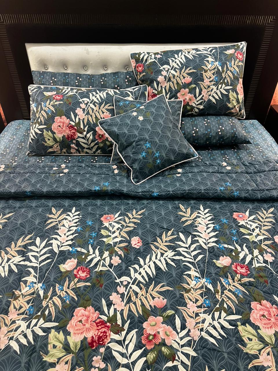 IV649 Cotton Comforter Set - Light Filling