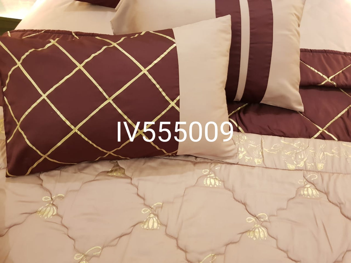 Rose Gold Opulence Luxury Comforter Set