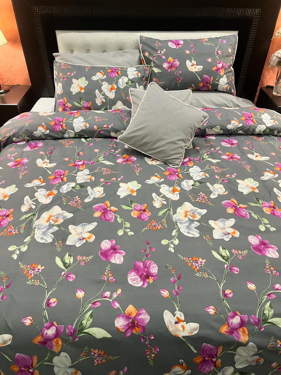 IV712 Cotton Duvet Cover Set - Without Filling
