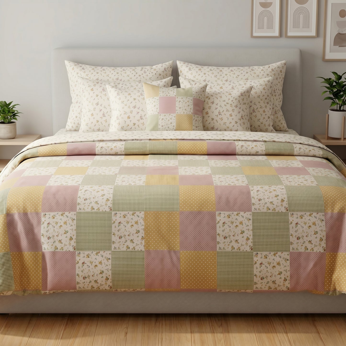 IV924 Cotton Duvet Cover Set - Without Filling