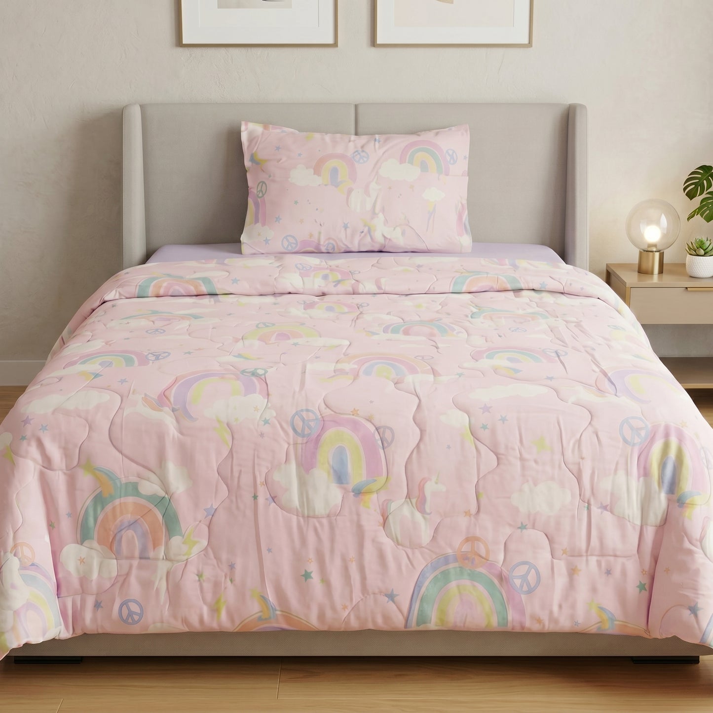 IVK04 Cotton Single Size Comforter Set