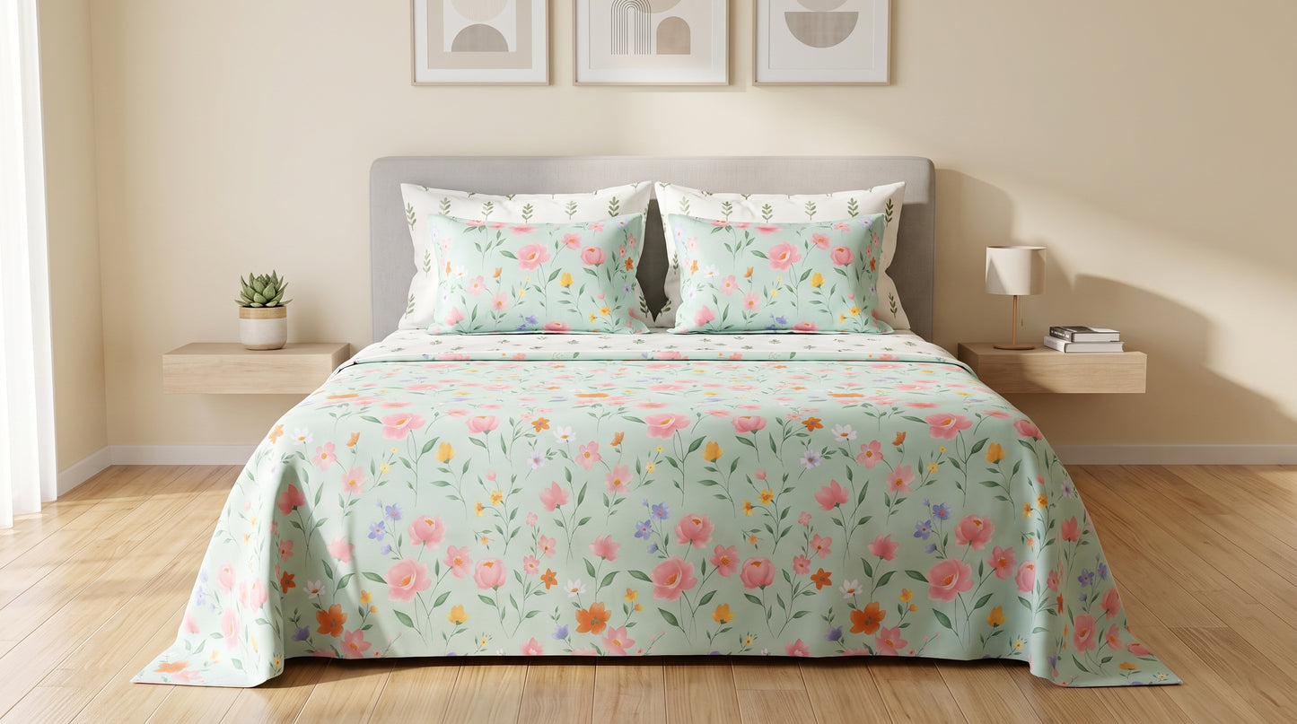 Tranquil Garden Bed Sheet Set