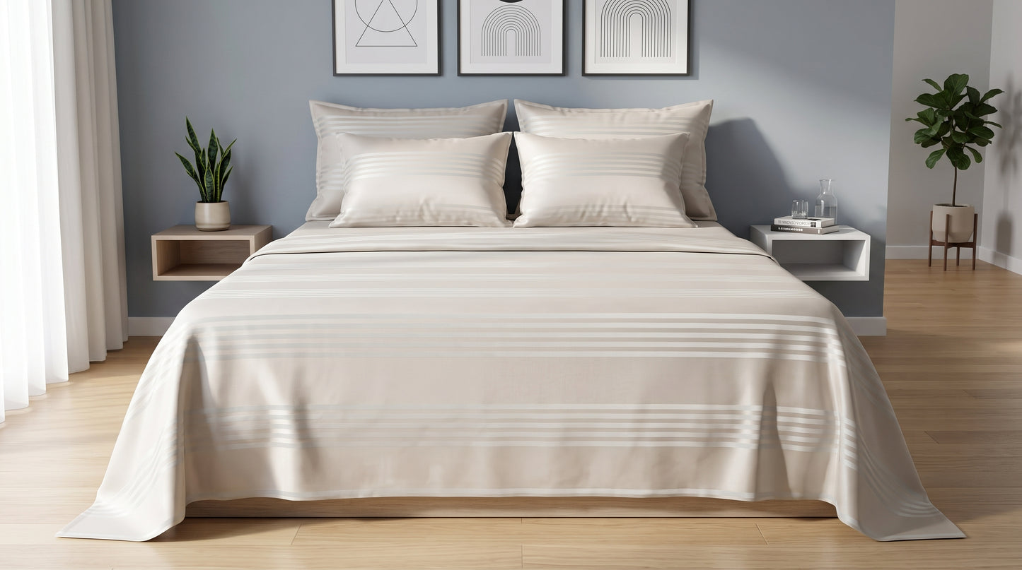 Champagne Mirage Bed Sheet Set