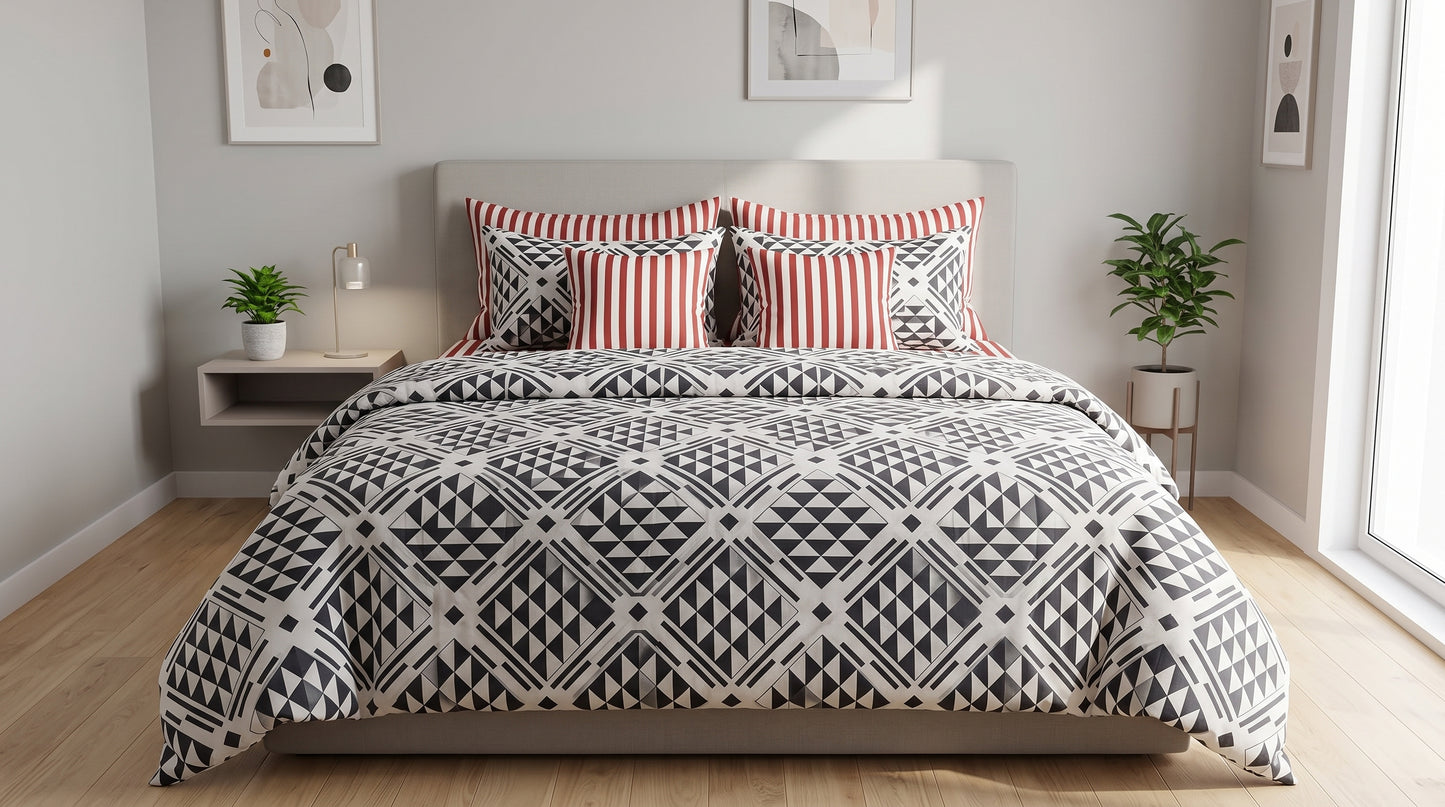 Tribal Geo Comforter set