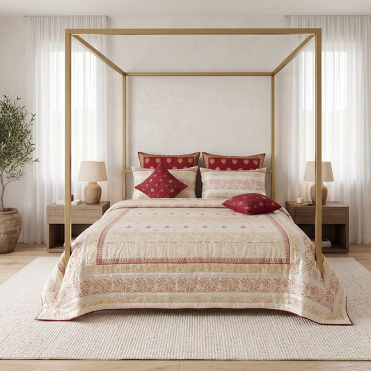 The Crimson &amp; Ivory Regal Heritage Bridal Set