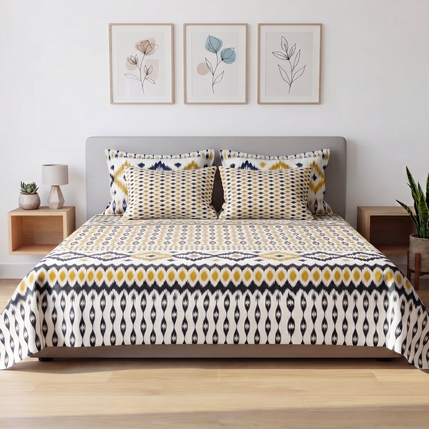 IVB010 Cotton Bed Sheet Set