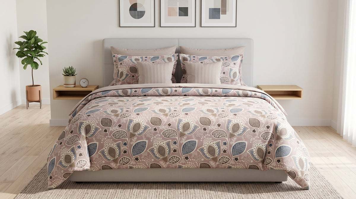 Dusty Flora Duvet Cover Set