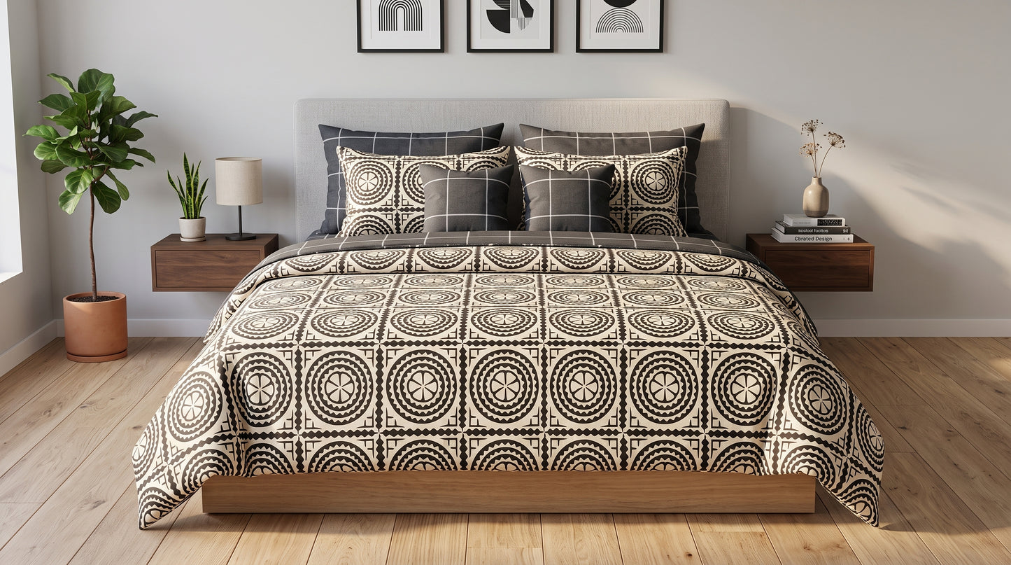 IV940 Cotton Duvet Cover Set - Without Filling