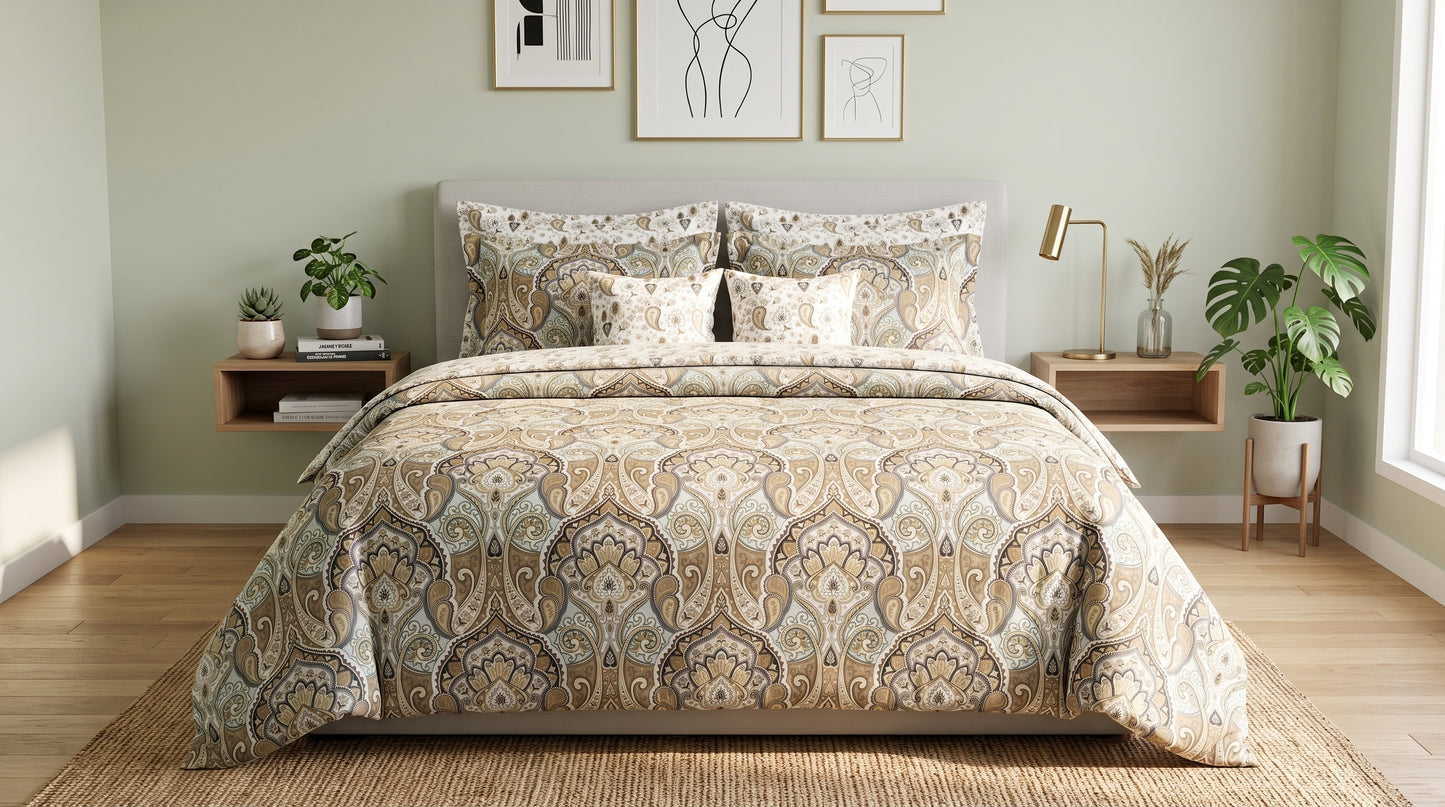 Desert Mirage Paisley Duvet Cover Set
