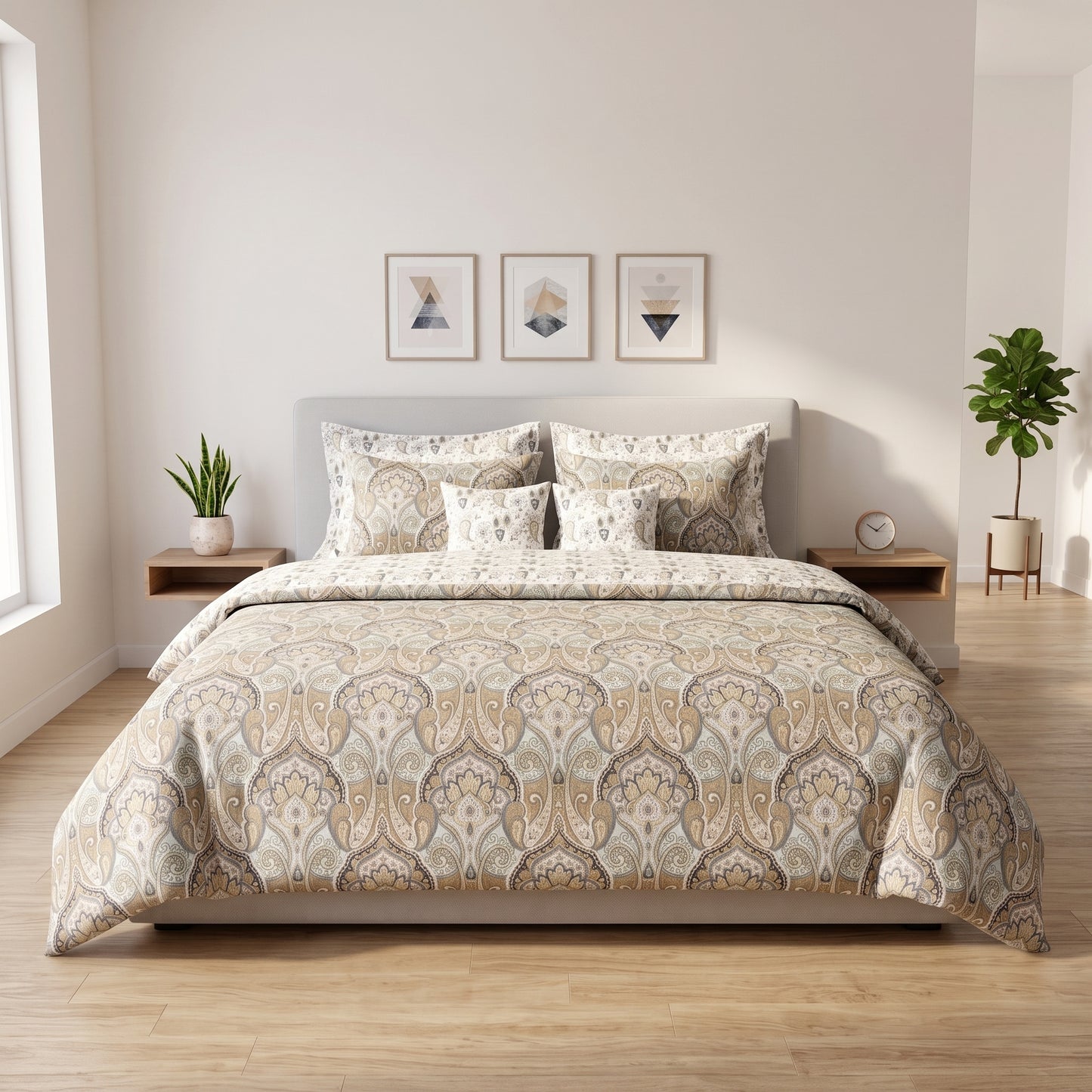 Desert Mirage Paisley Duvet Cover Set