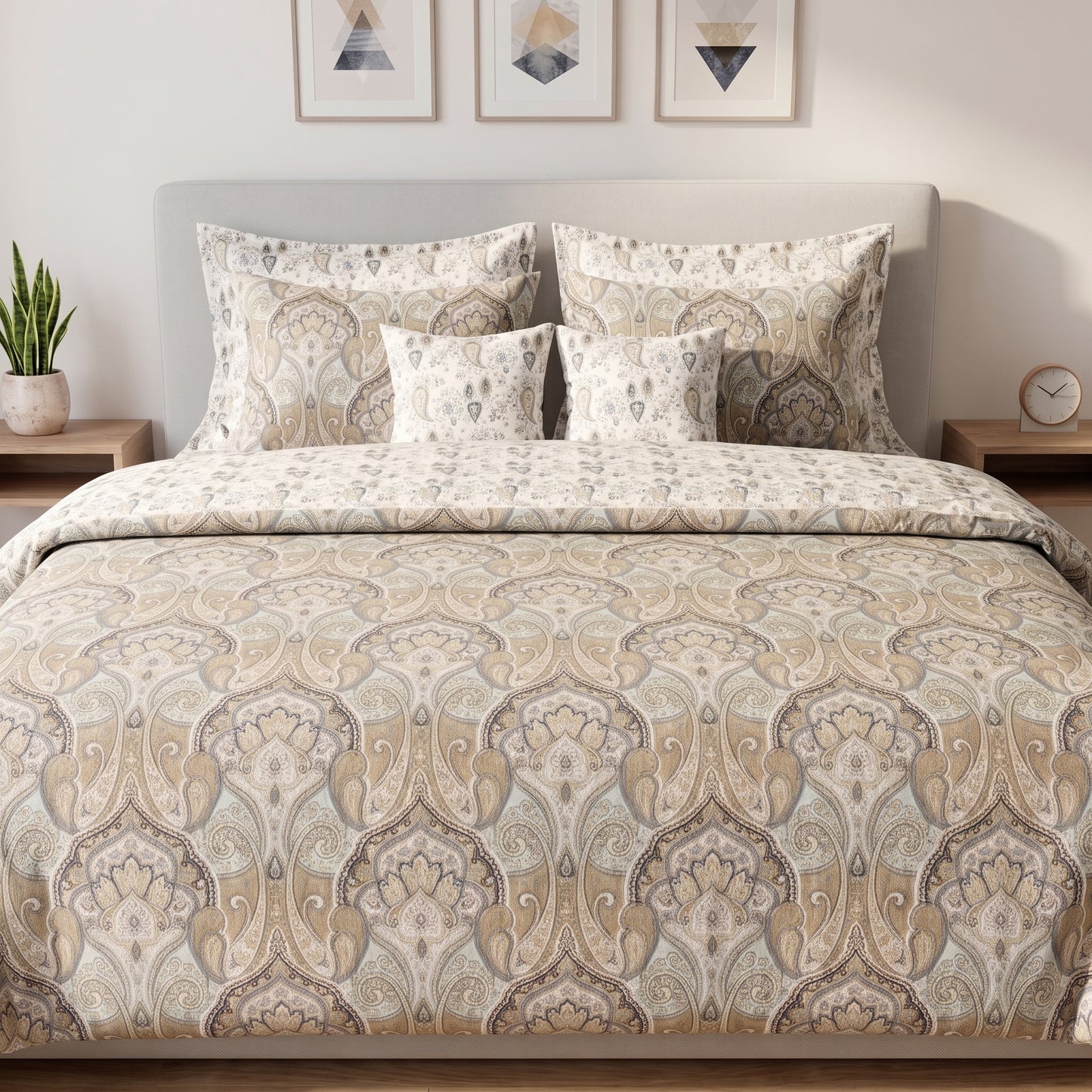 Desert Mirage Paisley Duvet Cover Set