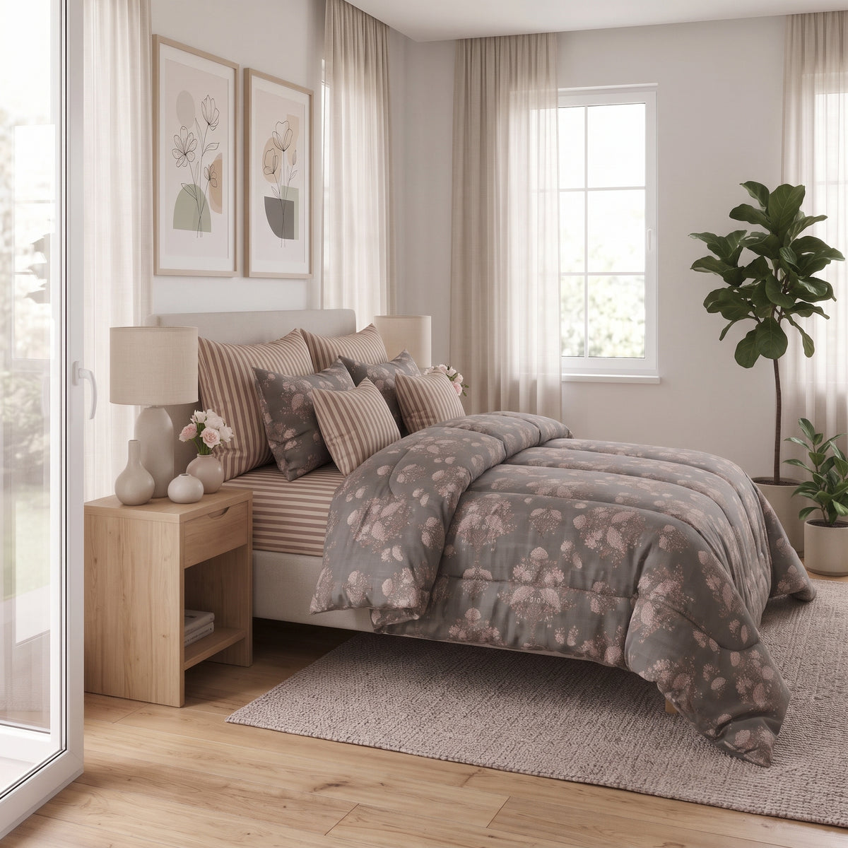 Earth & Petal Winter Comforter Set