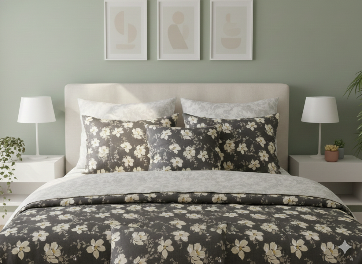 IV744 Cotton Duvet Cover Set - Without Filling