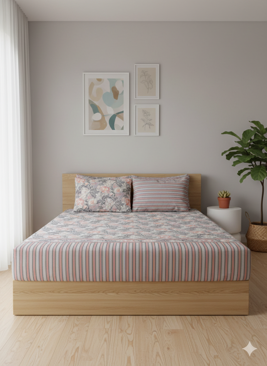 IVS208 Cotton Bed Sheet Set