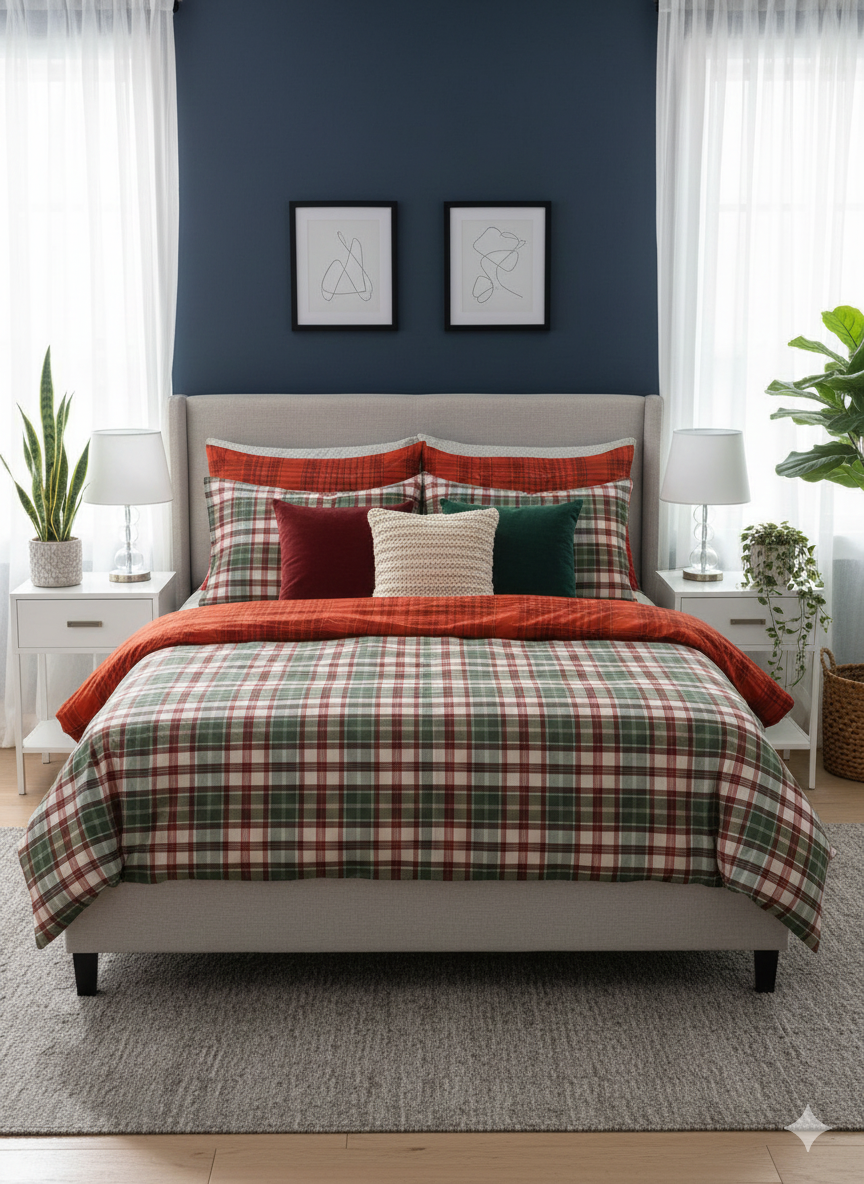 IV754 Cotton Duvet Cover Set - Without Filling