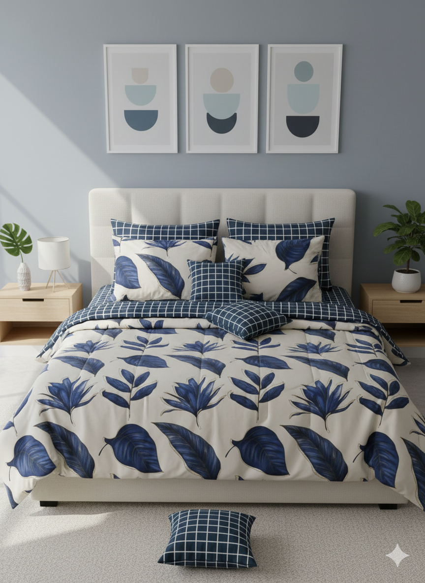 IV631 Cotton Duvet Cover Set - Without Filling