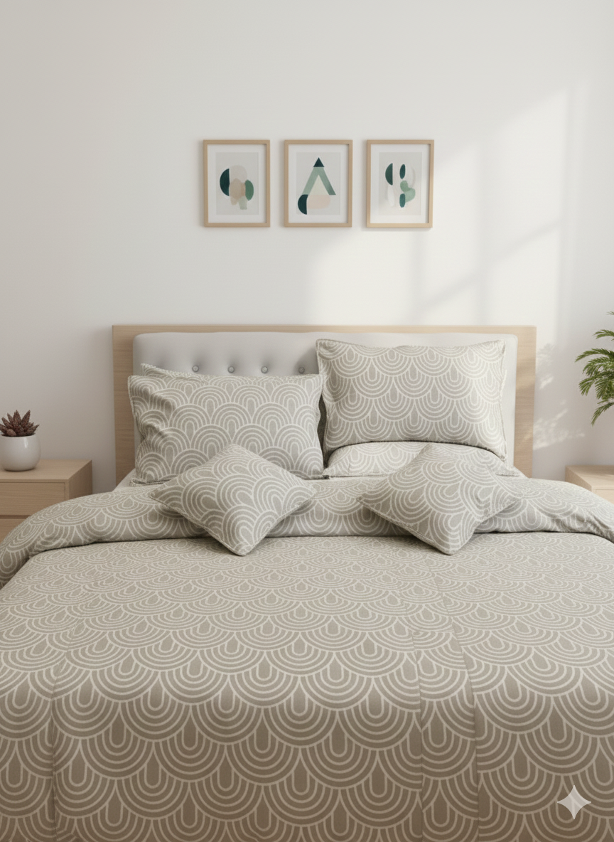 IV751 Cotton Duvet Cover Set - Without Filling