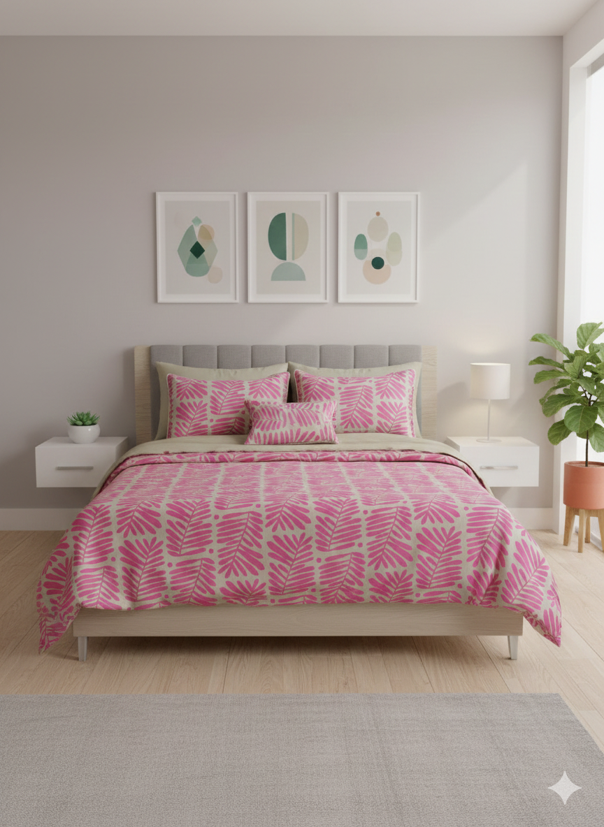 IV756 Cotton Duvet Cover Set - Without Filling