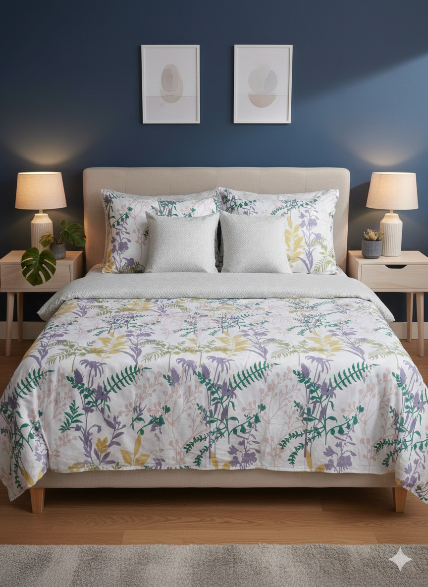 IV773 Cotton Duvet Cover Set - Without Filling