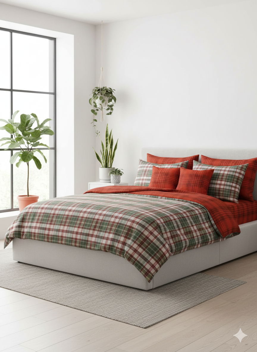 IV754 Cotton Duvet Cover Set - Without Filling