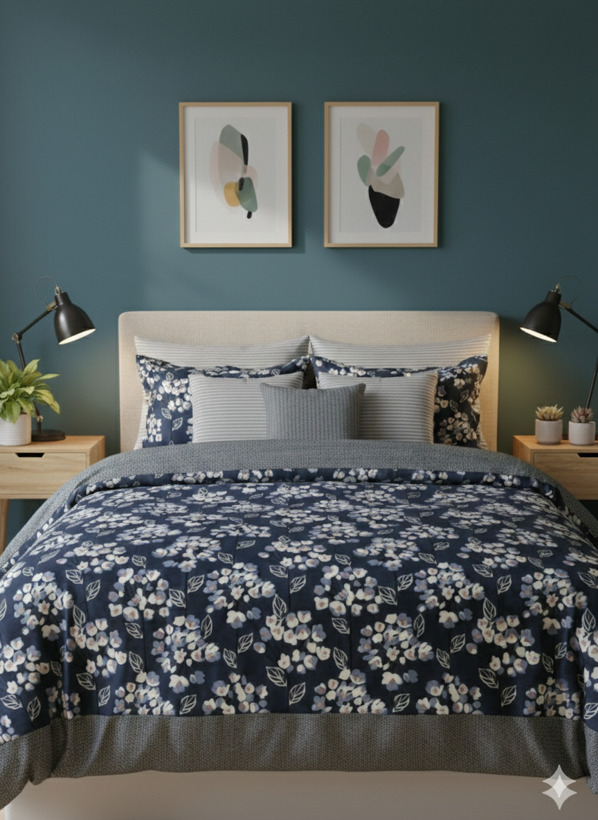 IV776 Cotton Duvet Cover Set - Without Filling