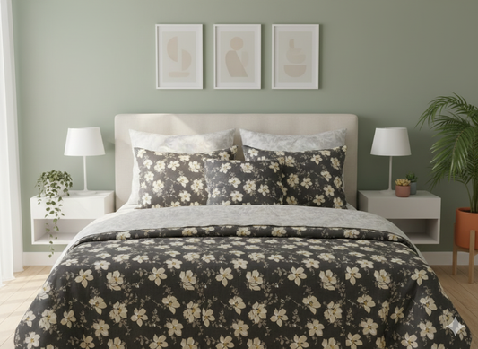 IV744 Cotton Comforter Set - Light Filling