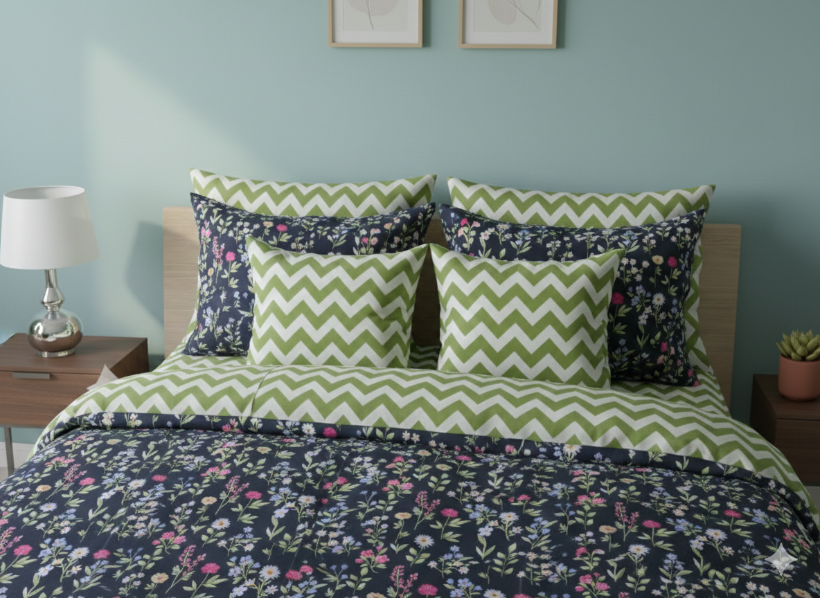 IV779 Cotton Duvet Cover Set - Without Filling
