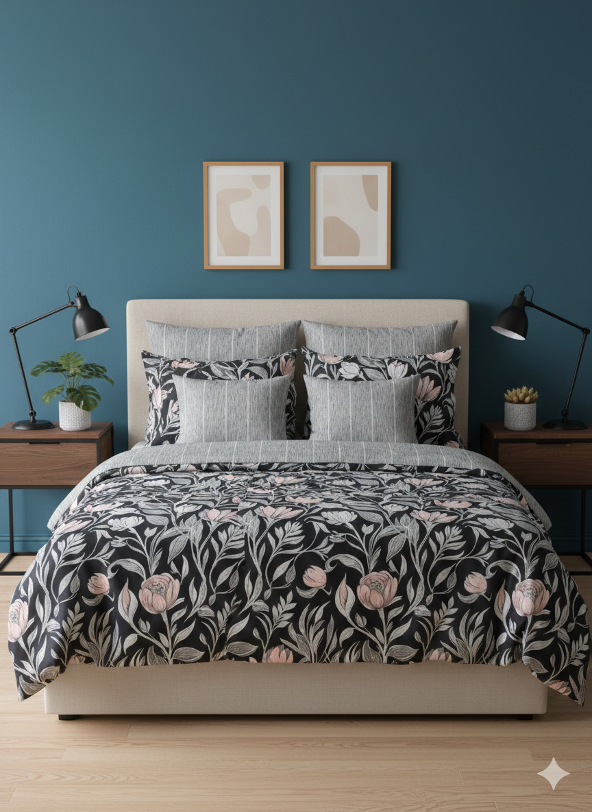 IV777 Cotton Duvet Cover Set - Without Filling