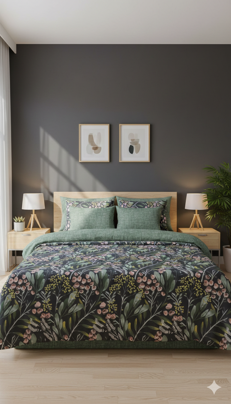 IV796 Cotton Duvet Cover Set - Without Filling