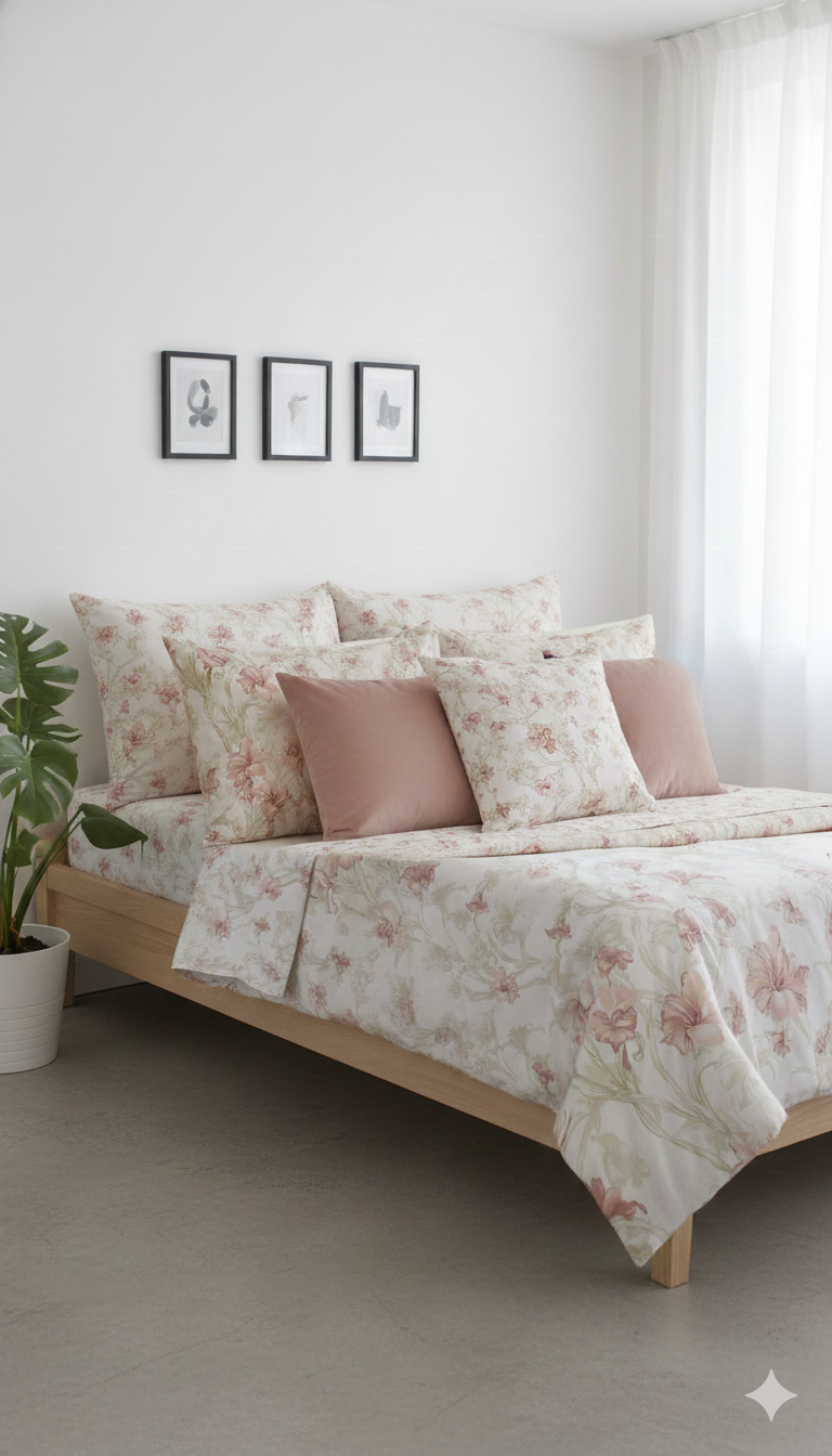 IV735 Cotton Duvet Cover Set - Without Filling