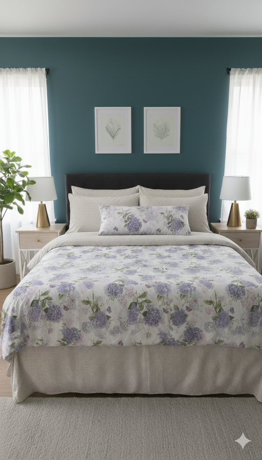 IV781 Cotton Duvet Cover Set - Without Filling