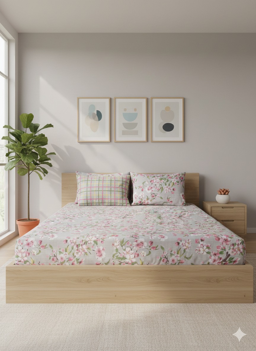 IVS210 Cotton Bed Sheet Set