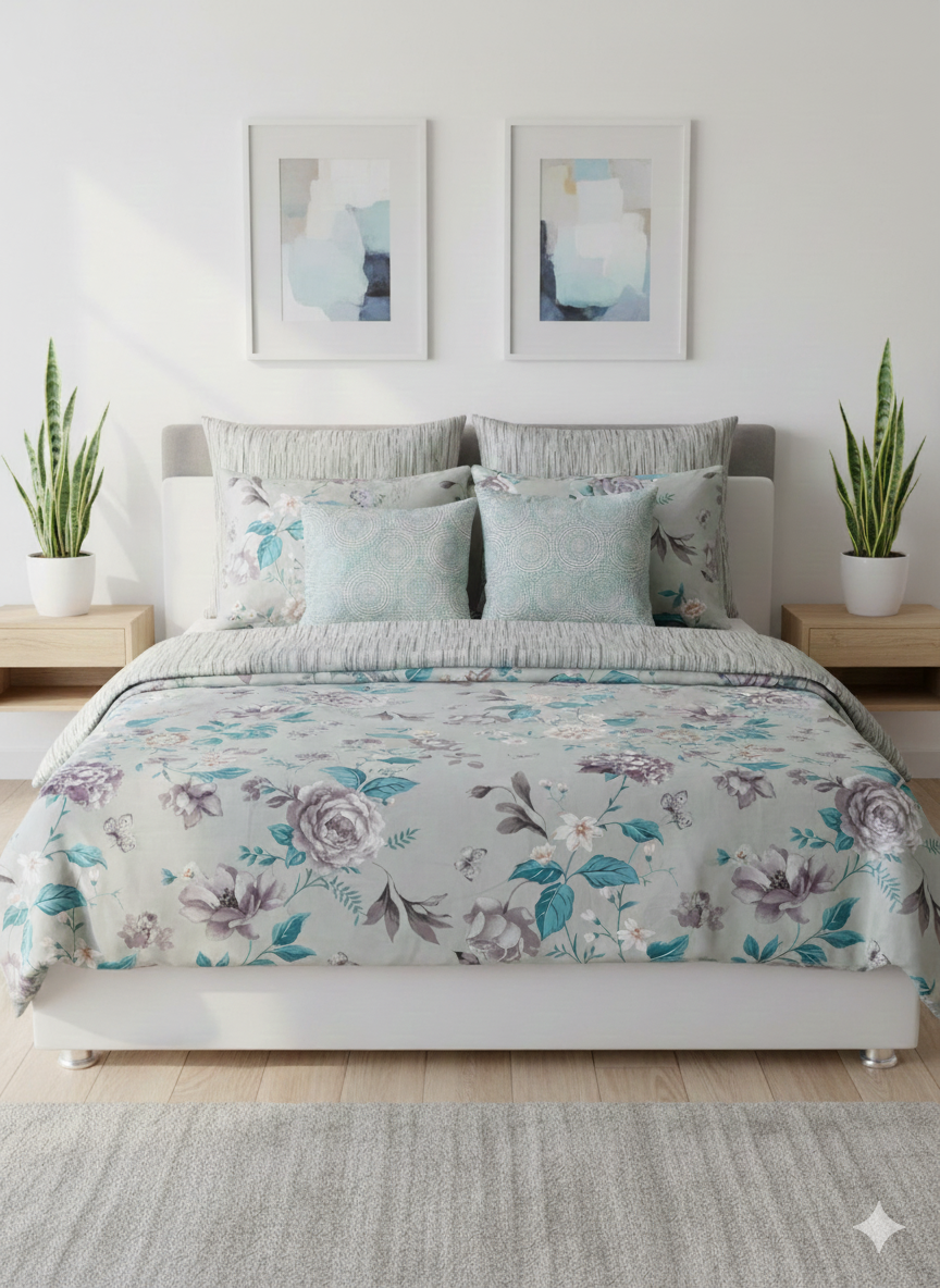 IV753 Cotton Duvet Cover Set - Without Filling